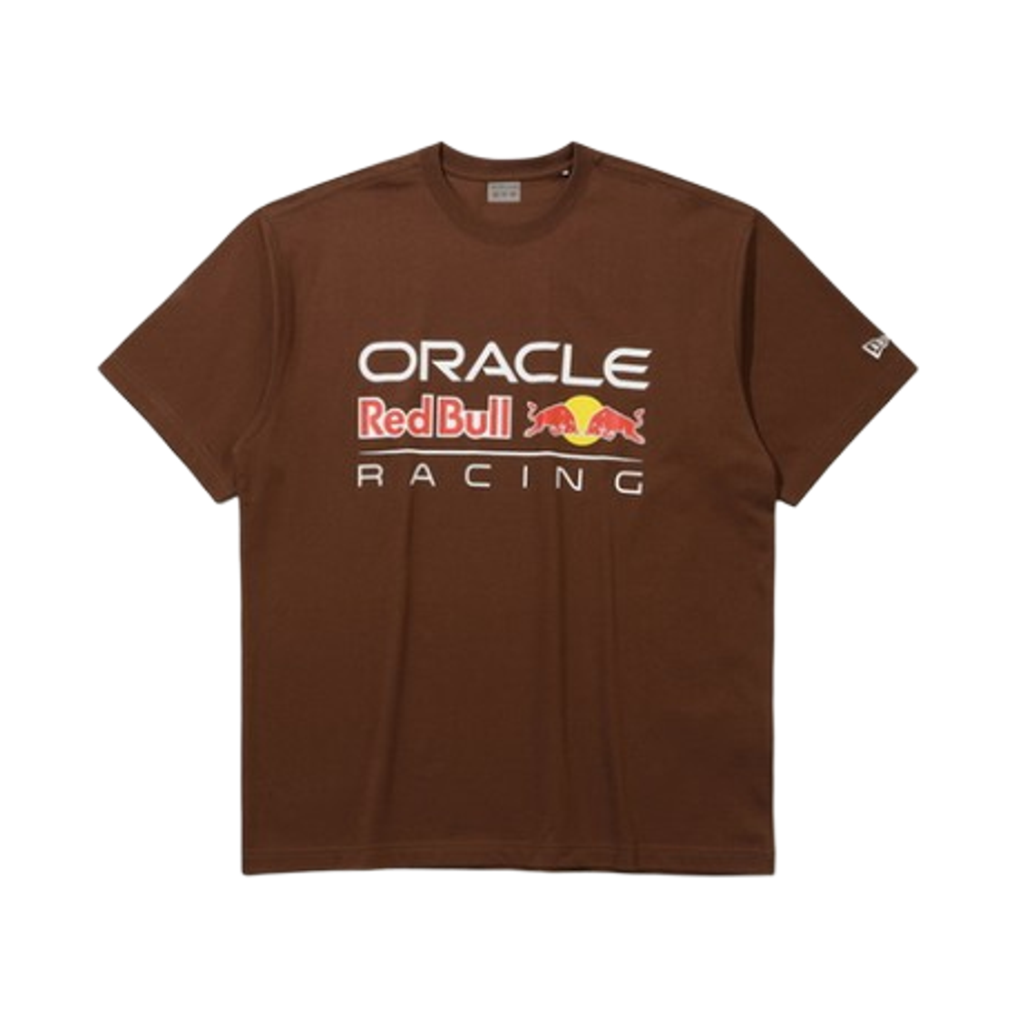 뉴에라 x 오라클 레드불 레이싱 로고 티셔츠 브라운(New Era x Oracle Red Bull Racing Logo T-Shirt Brown)