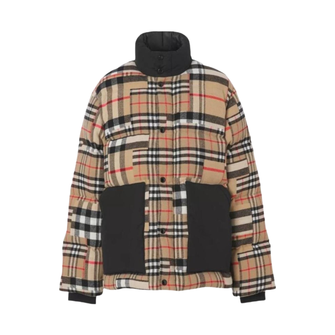8047498 Burberry Vintage Check Wool Down Padded Archive Beige