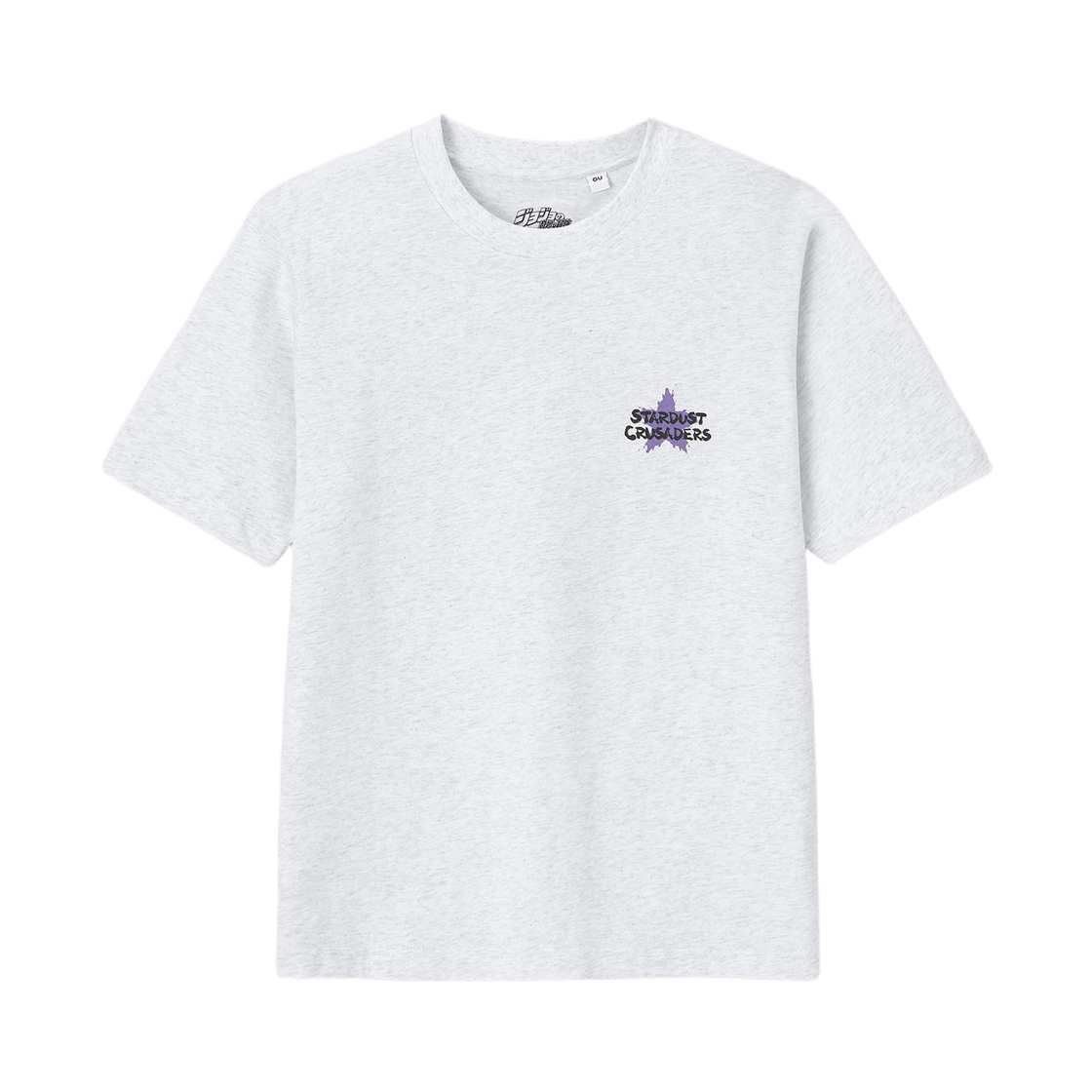 GU x 죠죠의 기묘한 모험 그래픽 티셔츠 라이트 그레이(GU x JoJo's Bizarre Adventure Graphic T-Shirt Light Gray) - 2