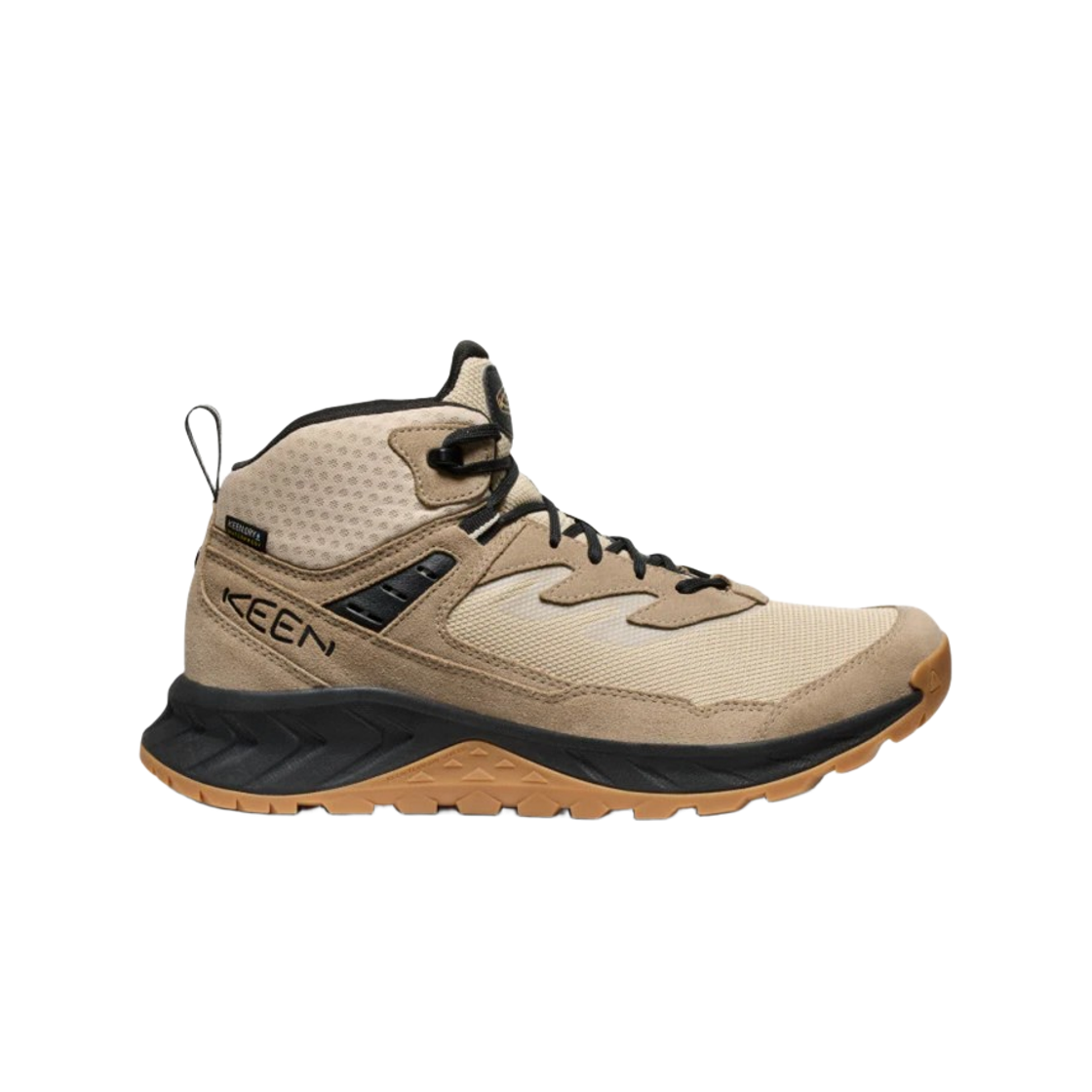 1030343 Keen Hightrail Waterproof Hiking Boots Brindle Oak Buff