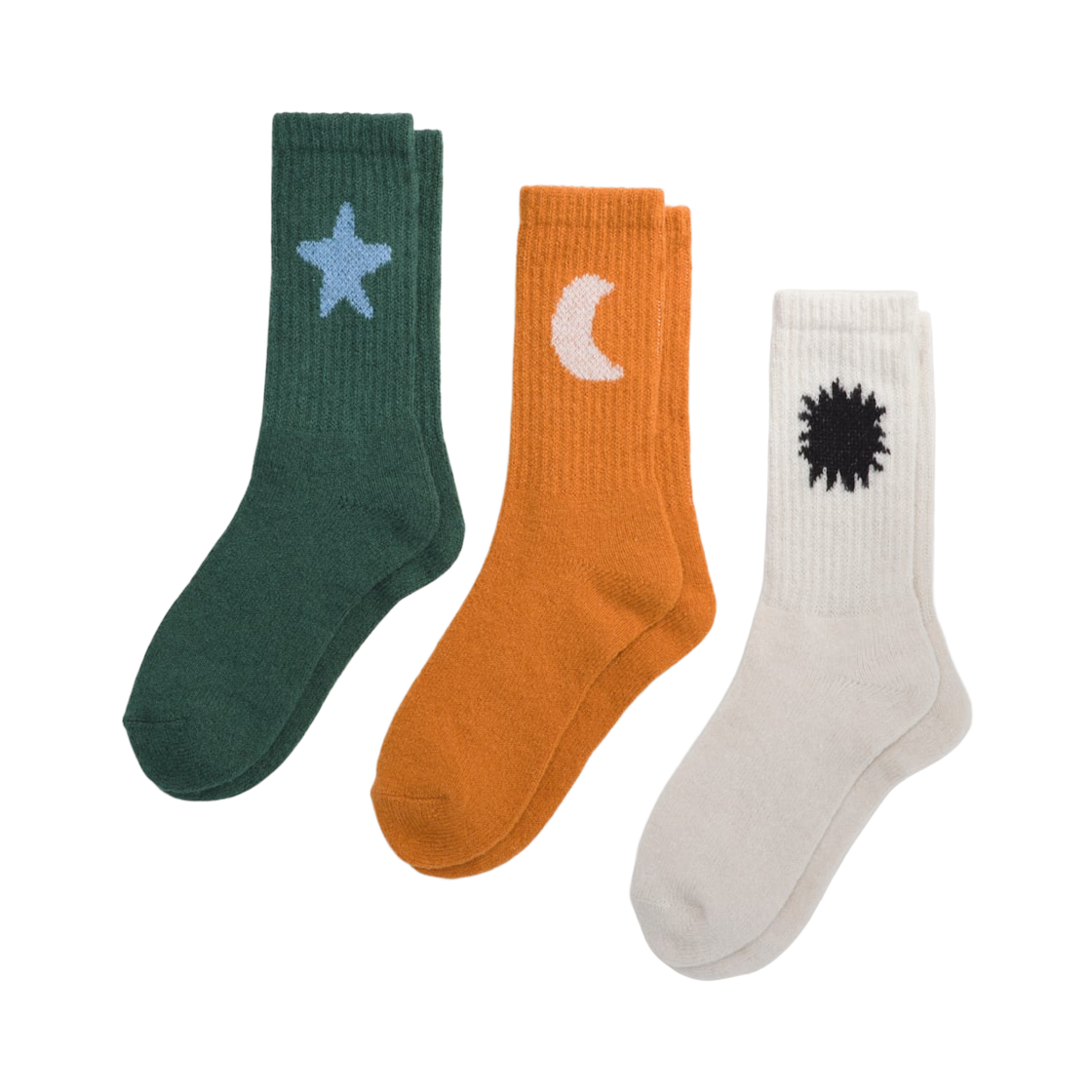 반스 x 줄리안 클린세비치 삭스 화이트 (3개입)(Vans x Julian Klincewicz Socks White (3 Pack)) - 1