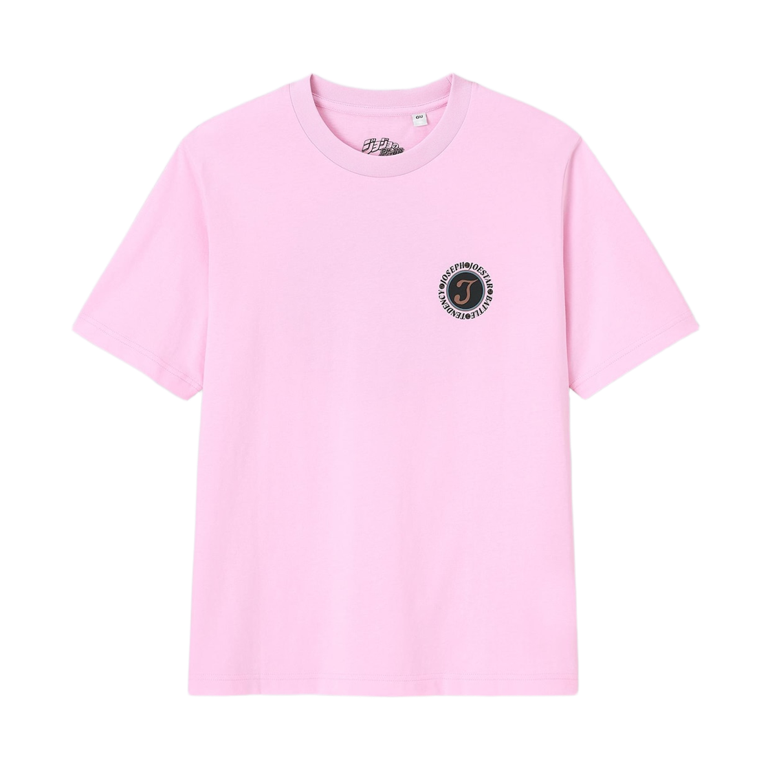GU x 죠죠의 기묘한 모험 그래픽 티셔츠 핑크(GU x JoJo's Bizarre Adventure Graphic T-Shirt Pink) - 2