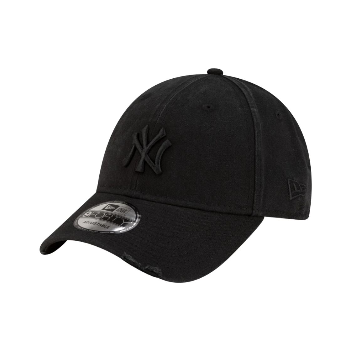 뉴에라 뉴욕 양키스 9포티 어드저스터블 캡 디스트레스드 블랙(New Era New York Yankees 9Forty Adjustable Cap Distressed Black) - 2