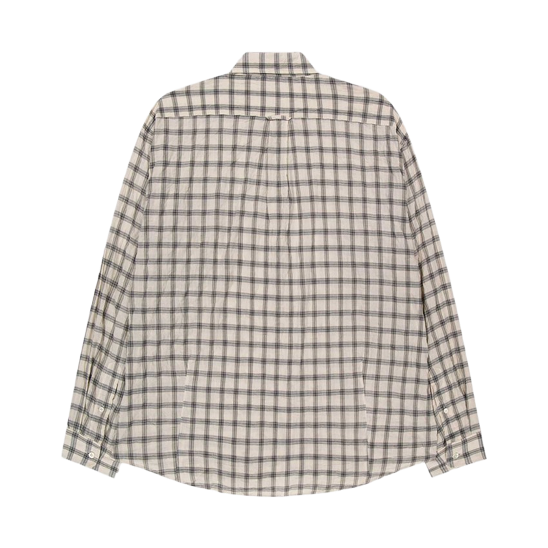 헤리티지 플로스 크레스트 워시드 시어 체크 셔츠 아이보리(Heritage Floss Crest Washed Sheer Check Shirt Ivory) - 2