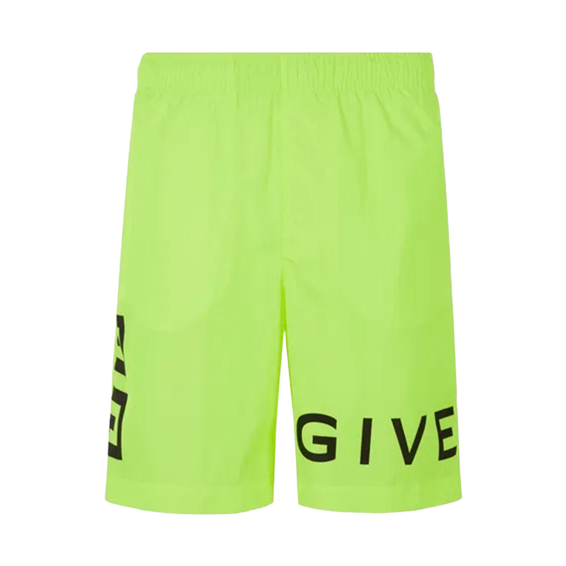 지방시 4G 롱 스윔 쇼츠 플루오 옐로우(Givenchy 4G Long Swim Shorts Black White)