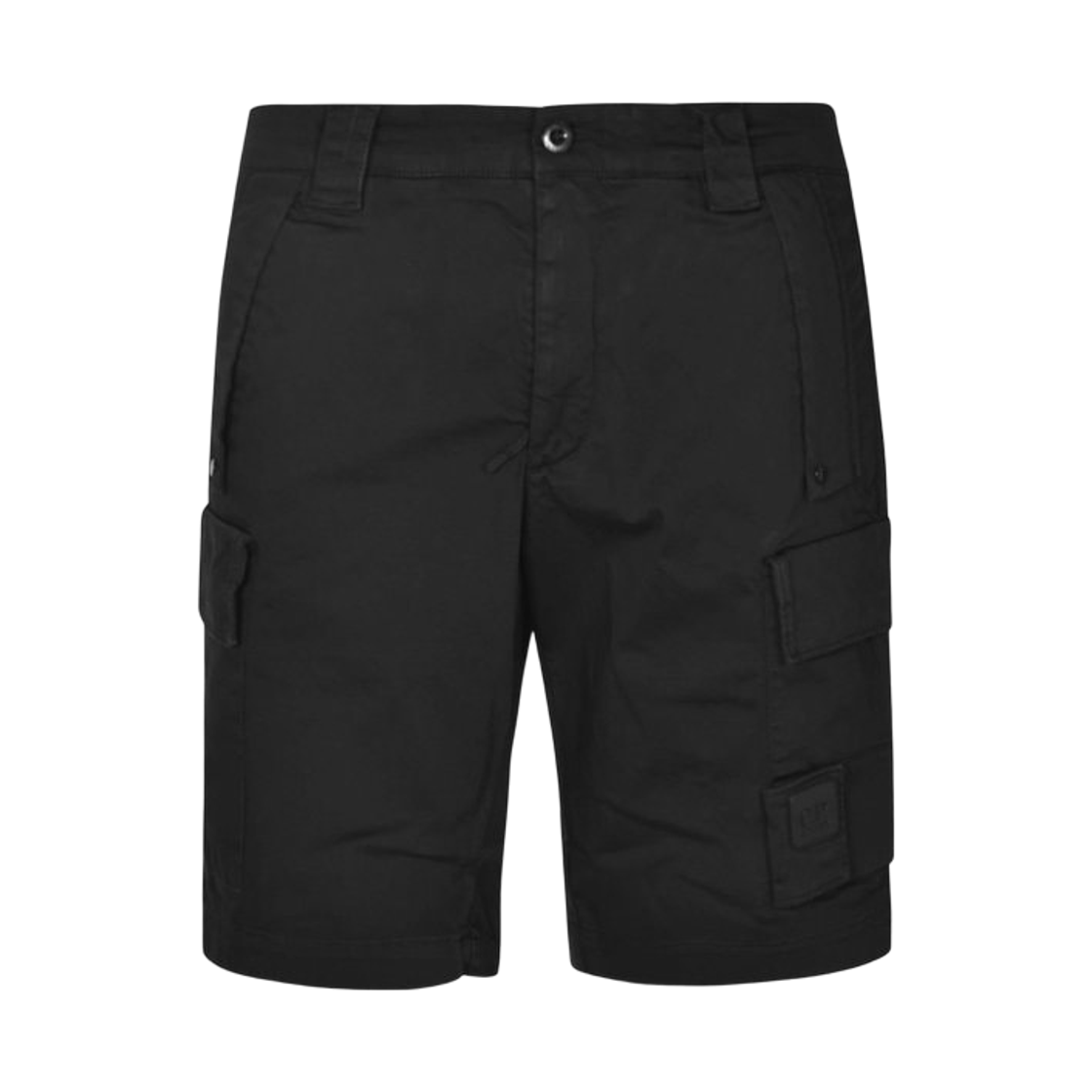 10CMBE160A005694G999 C.P. Company Logo Patch Cargo Shorts Black - 21SS