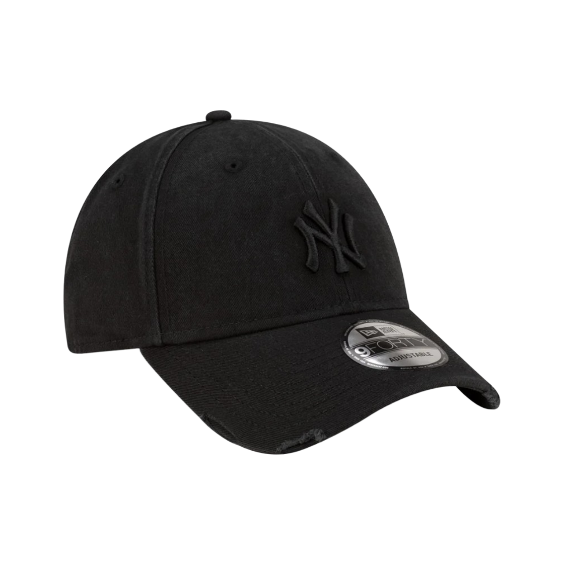 뉴에라 뉴욕 양키스 9포티 어드저스터블 캡 디스트레스드 블랙(New Era New York Yankees 9Forty Adjustable Cap Distressed Black) - 3