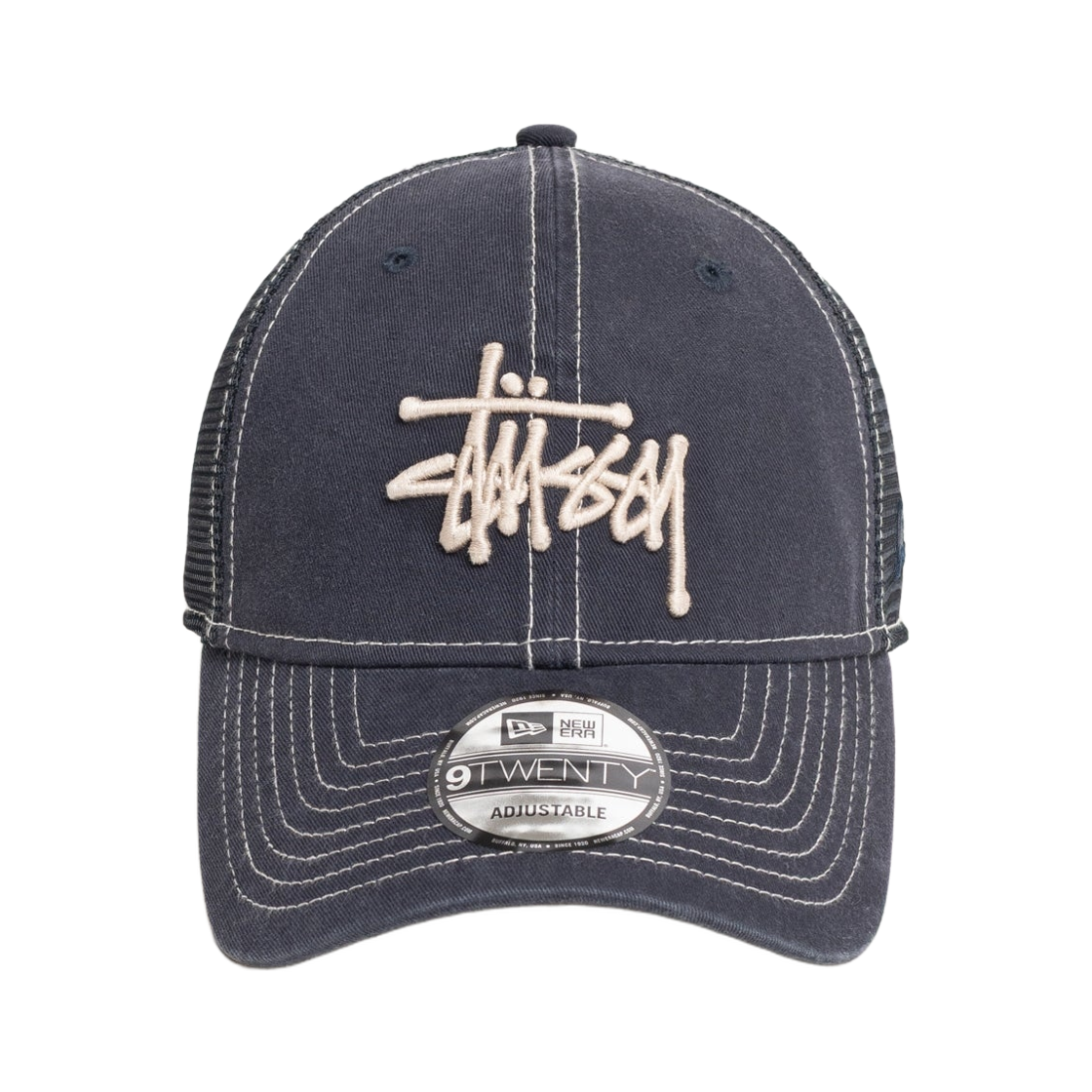 1311164 Stussy New Era 9Twenty Washed Basic Trucker Navy