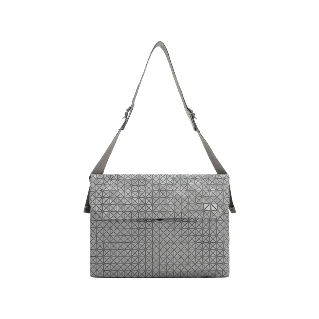 BB62-AG671-91 Bao Bao Issey Miyake Froggy Reflector Shoulder Bag Silver