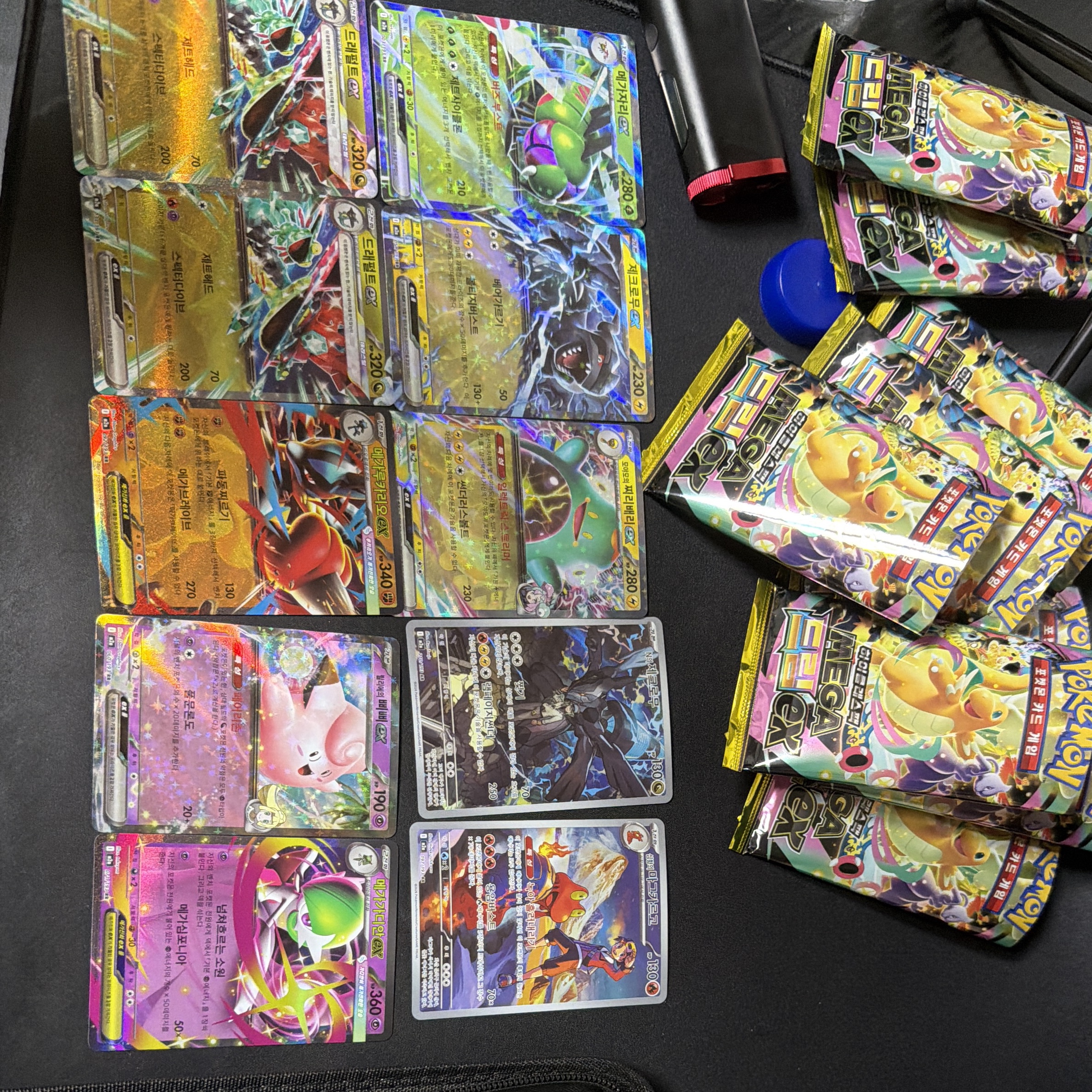 Pokemon TCG Mega High class pack MEGA Dream ex 1 Box (Pack of 10/Korean Ver.) 착용 스타일 - 3