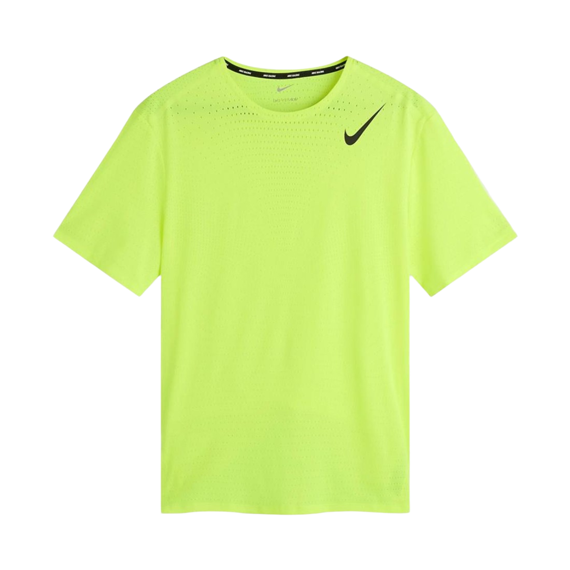 HJ3378-702 Nike Aeroswift Dri-Fit ADV Short Sleeve Running Top Volt Black - Asia