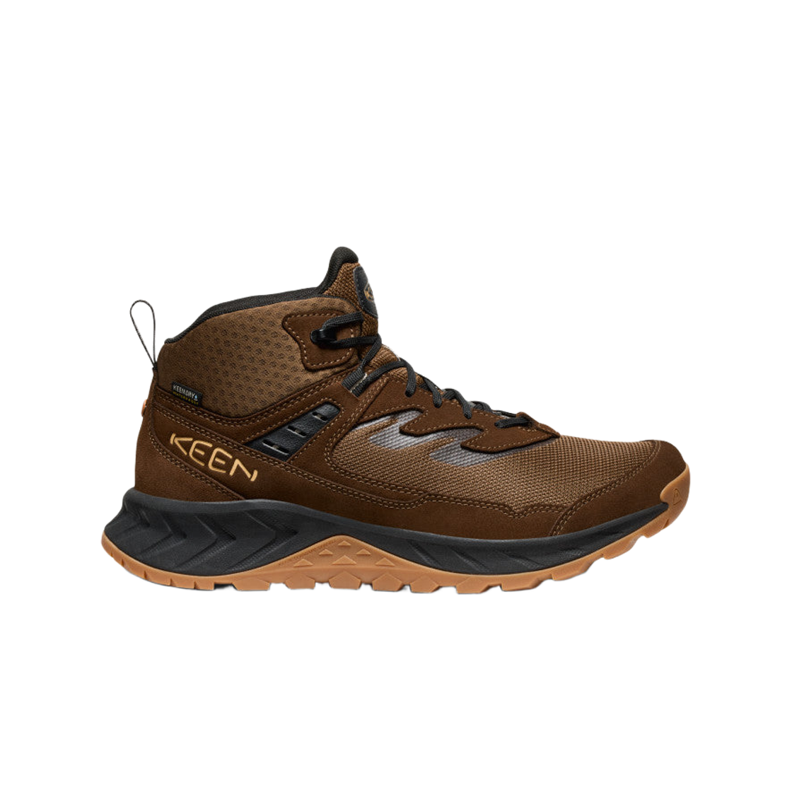 킨 하이트레일 워터프루프 하이킹 부츠 다크 어스 오크 버프(Keen Hightrail Waterproof Hiking Boots Dark Earth Oak Buff) - 1