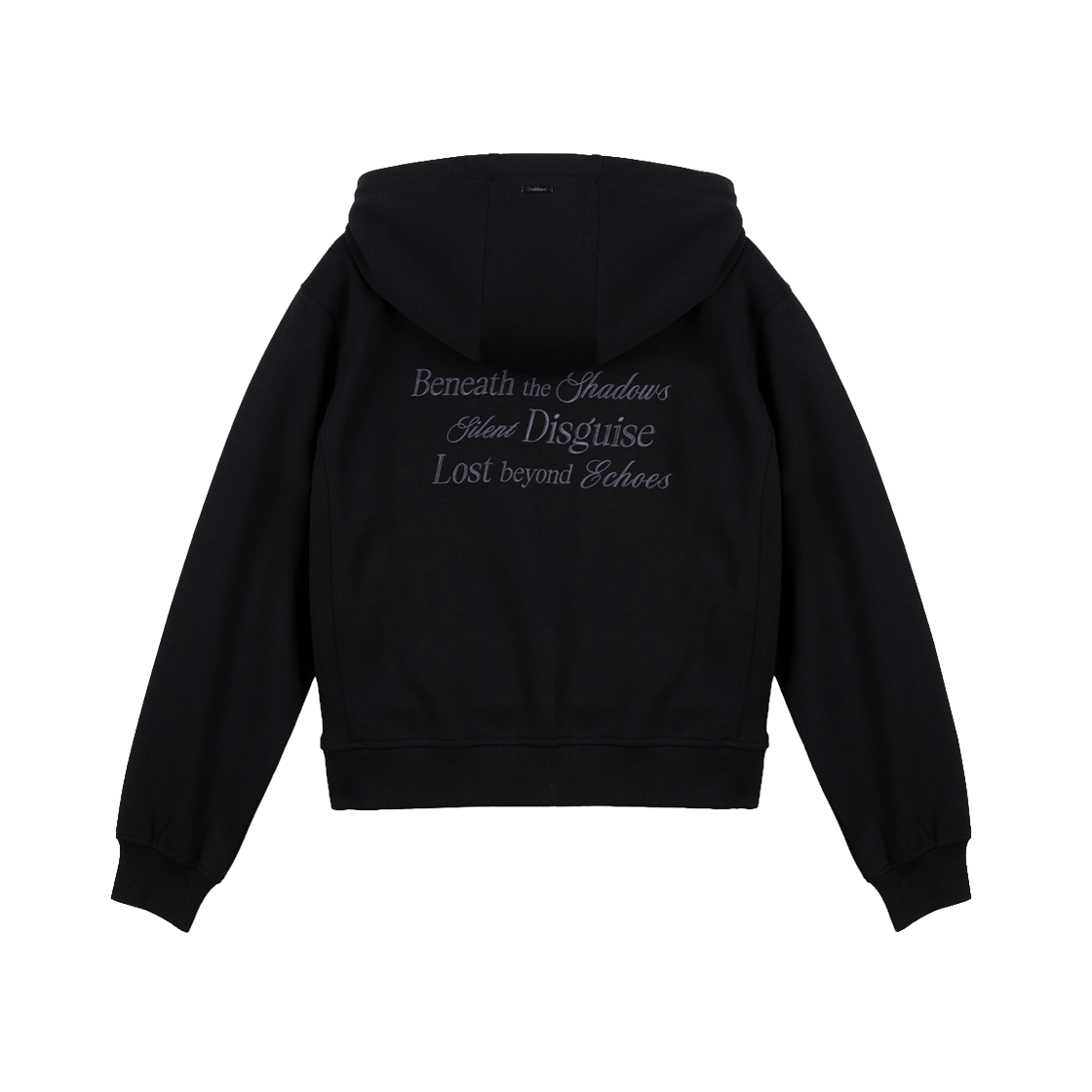 지오송지오 셈블런스 우먼 크롭 후드 블랙 ZI1TS801BK(ZIOSONGZIO SEMBLANCE WOMAN Crop Hood Black) - 2