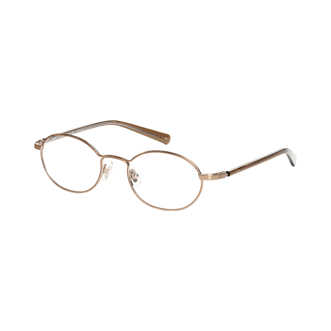 테츠오아이웨어 뮤즈 오벌메탈테 C3 브라운(TETSUO EYEWEAR Muse C3 Brown) - 2