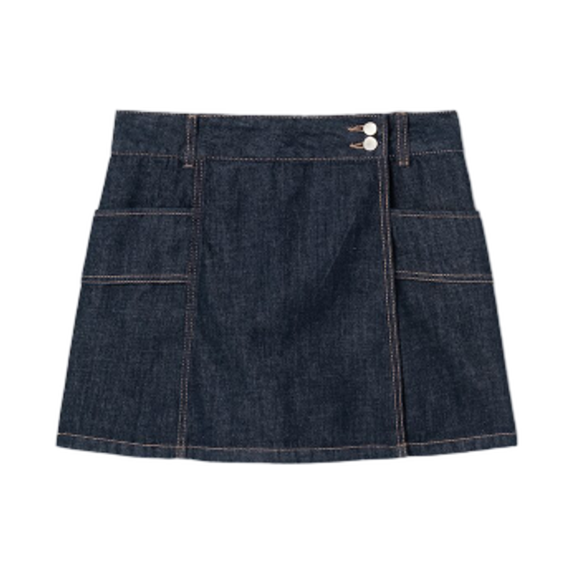 355525LPER (W) 8seconds Denim Skirt Pants Navy