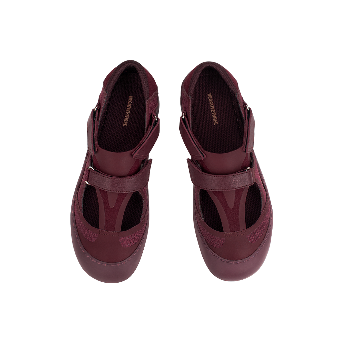 네거티브쓰리 VERT ARC 샌들 레드 와인(NegativeThree VERT ARC Sandals Red wine) - 2