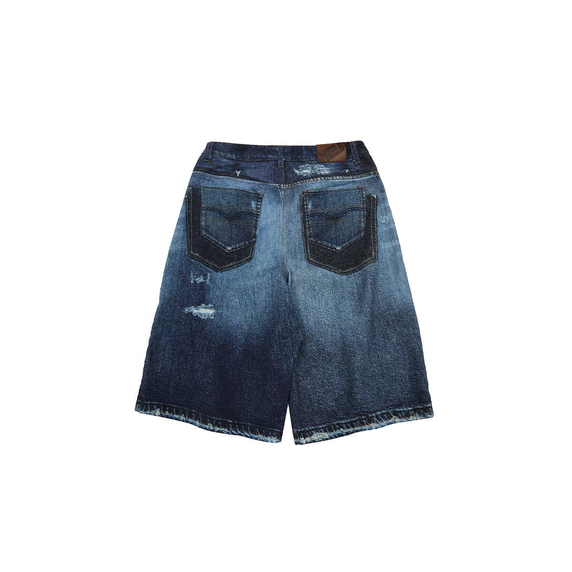 메아 트롱프 뢰유 버뮤다 쇼츠 인디고(Mea Trompe Loeil Bermuda Shorts Indigo) - 2
