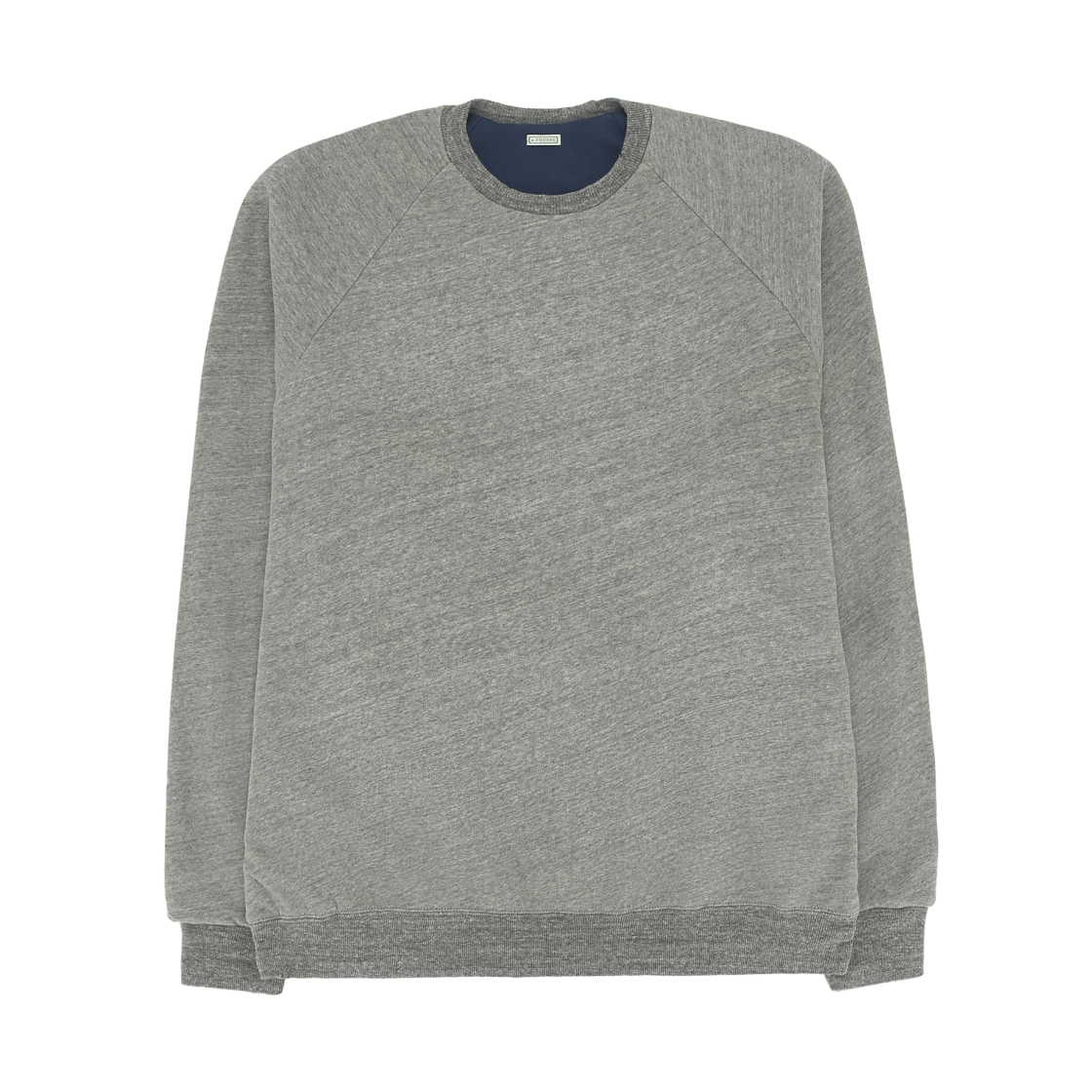 아프레쎄 빈티지 라이트 웨이트 리버시블 스웨트셔츠 그레이 네이비 - 26SS(A.Presse Vintage Light Weight Reversible Sweatshirt Gray Navy - 26SS) - 1