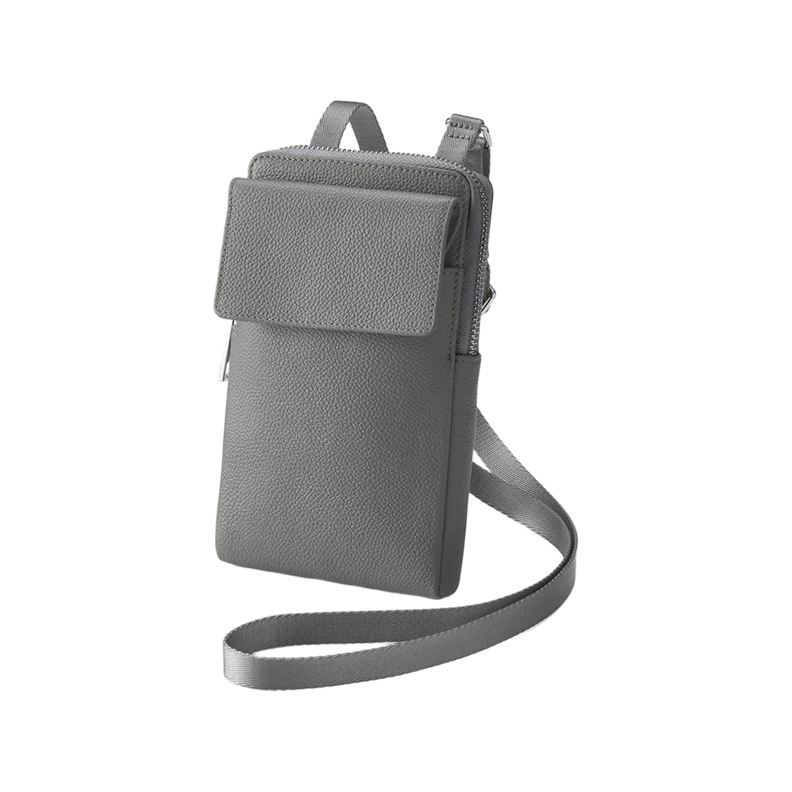 GU 레더 파우치 +E 그레이(GU Leather Pouch +E Gray) - 1