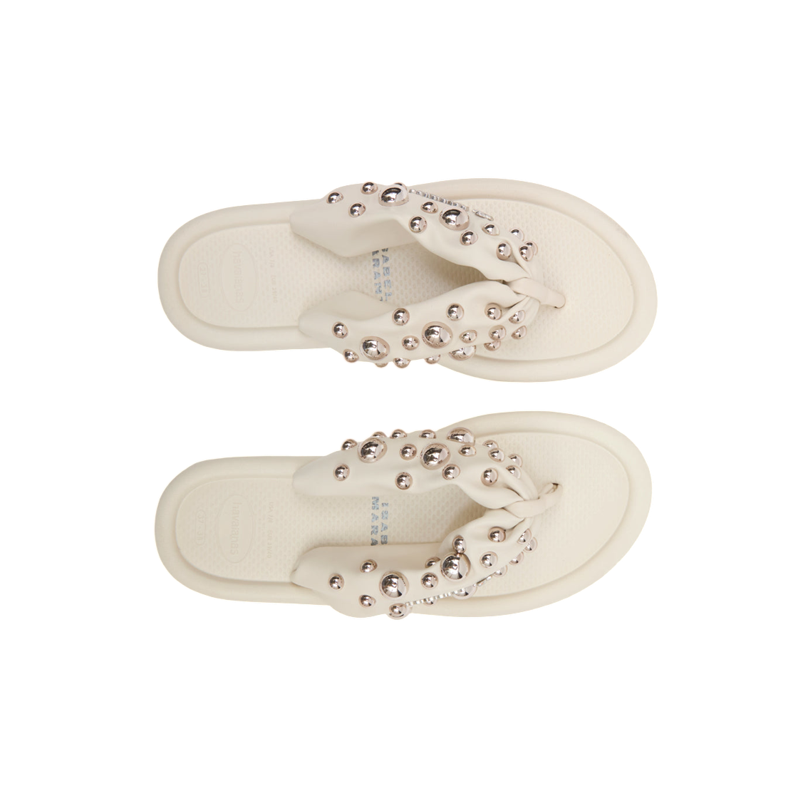 (W) 이자벨 마랑 x 하바이아나스 스터드 샌들 베이지((W) Isabel Marant x Havaianas Studs Sandal Beige) - 2