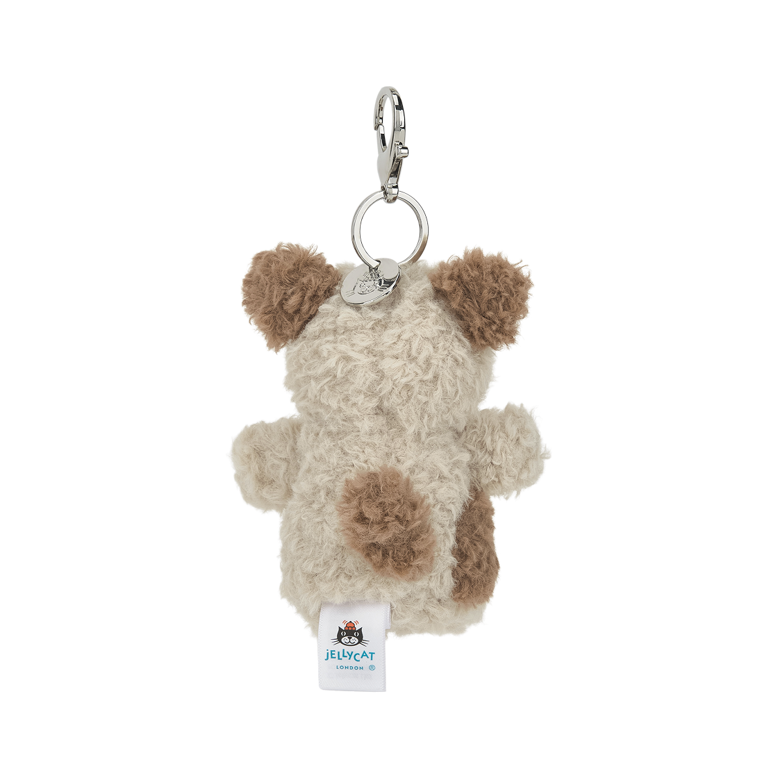 젤리캣 리틀 펍 백 참 누가 초콜릿(Jellycat Little Pup Bag Charm Nougat Chocolate) - 2
