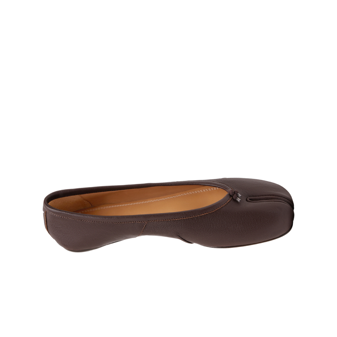 (W) 메종 마르지엘라 타비 뉴 발레리나 브라운((W) Maison Margiela Tabi New Ballerina Brown) - 2