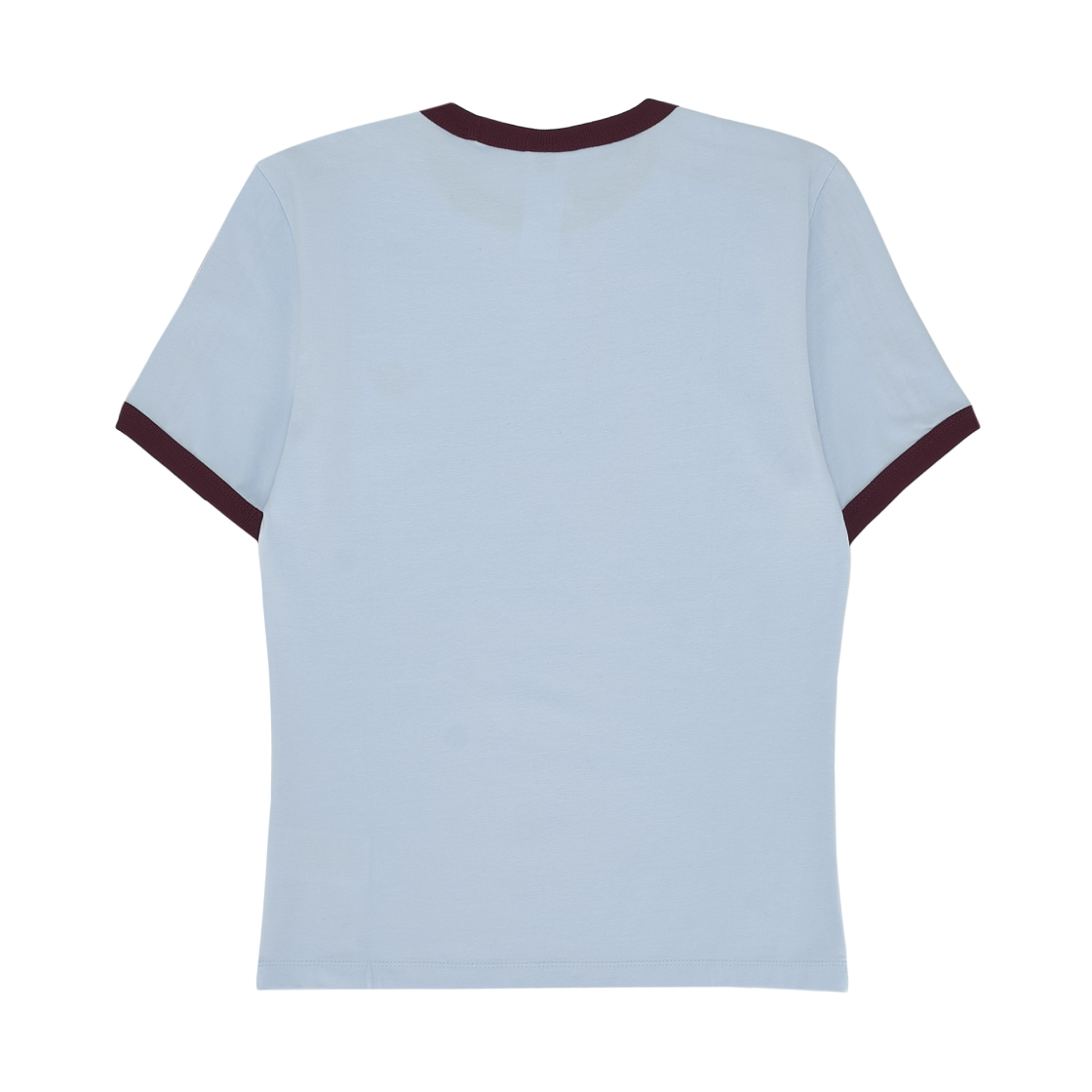 (W) 아디다스 3 스트라이프 슬림 티셔츠 크리스탈 스카이 마룬 - US 사이즈((W) Adidas 3 Stripes Slim T-Shirt Crystal Sky Maroon - US Sizing) - 2