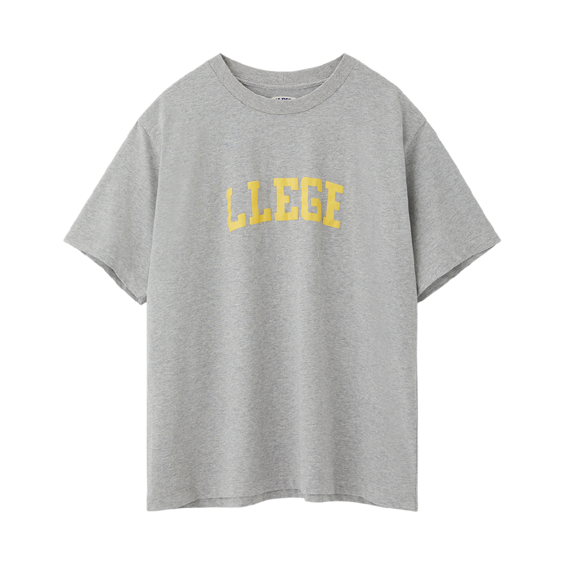 리지 클래식 로고 티셔츠 그레이(LLEGE Classic Logo T-Shirt Grey)
