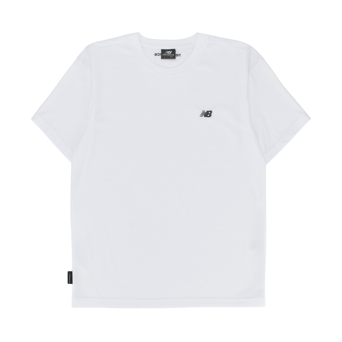 뉴발란스 에센셜 스몰 로고 티셔츠 화이트(New Balance Essential Small Logo T-Shirt White) - 1