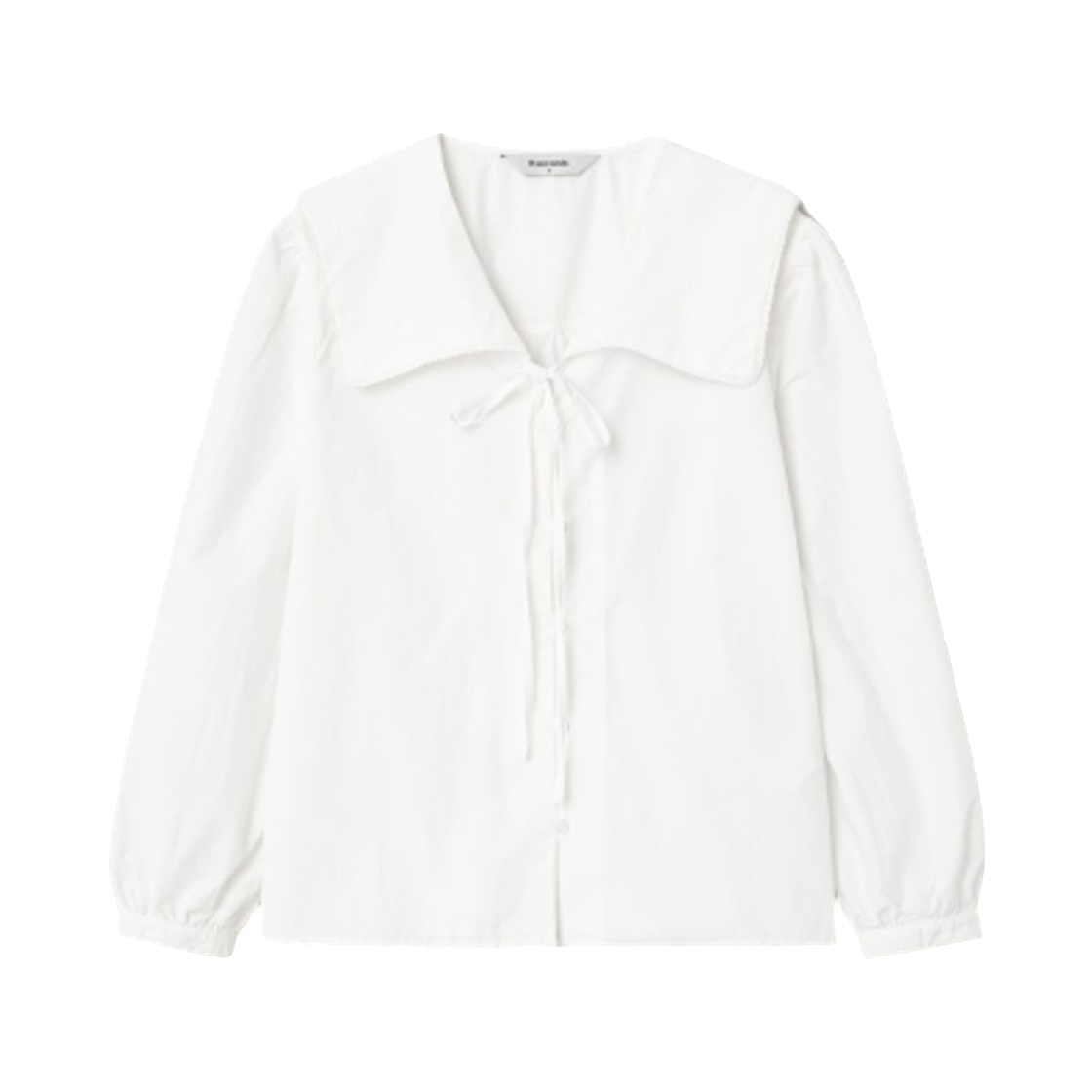 125364MQ81 (W) 8seconds Collar White Blouse White