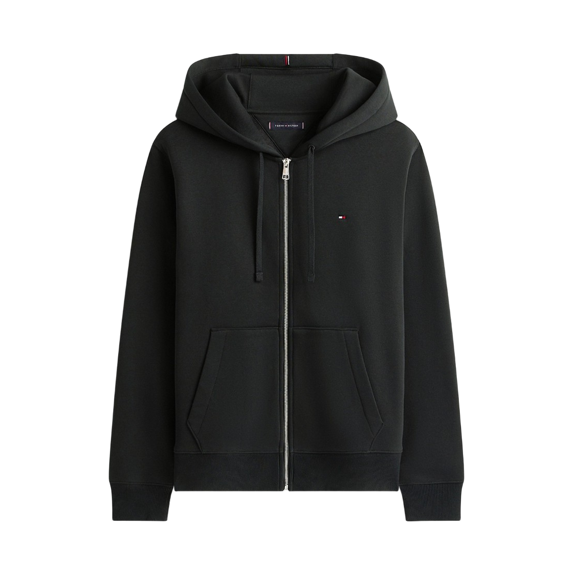 타미 힐피거 에센셜 집 후드 블랙(Tommy Hilfiger Essential Zip Hoodie Black)