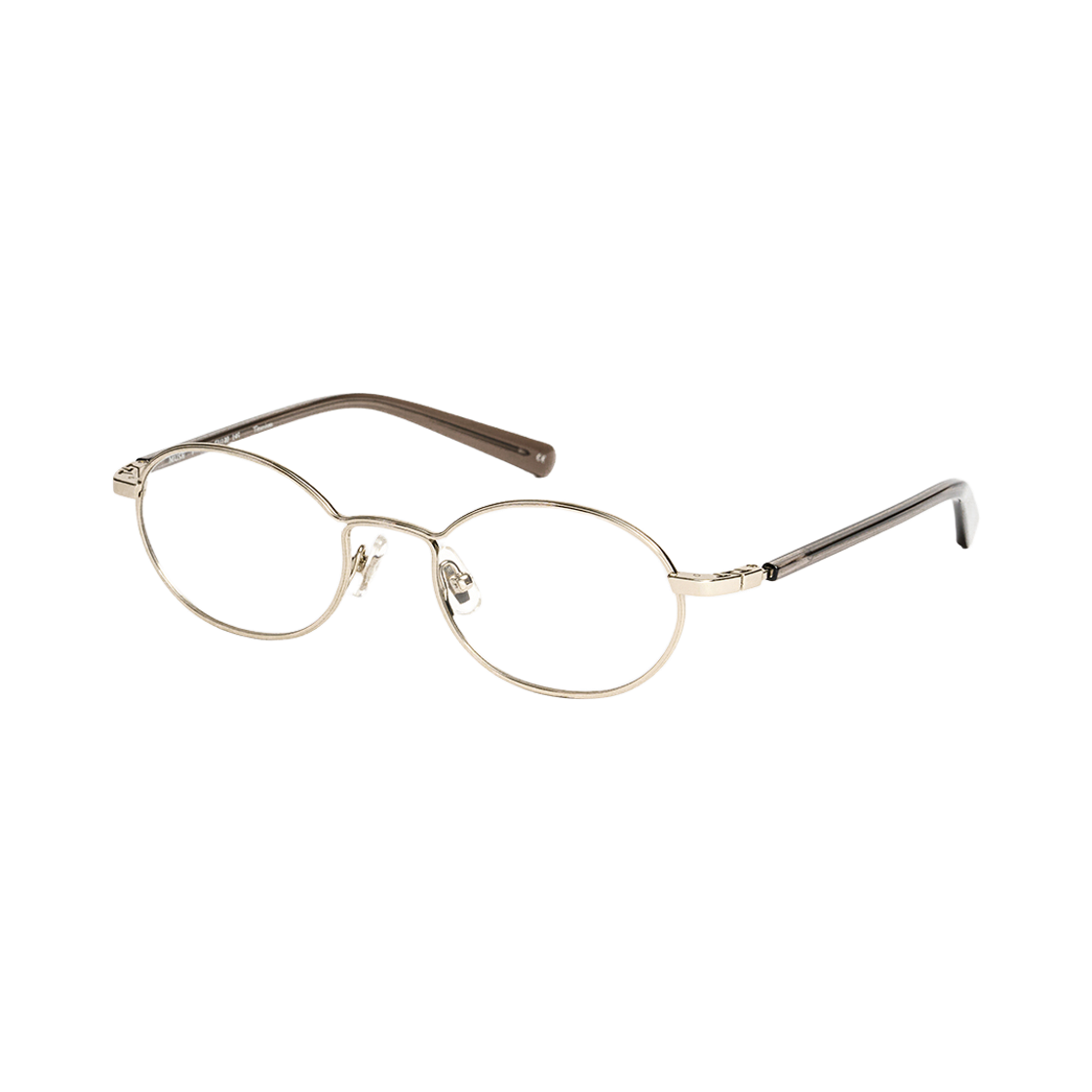 테츠오아이웨어 뮤즈 오벌메탈테 C4 글로시 실버(TETSUO EYEWEAR Muse C4 Glossy silver) - 2