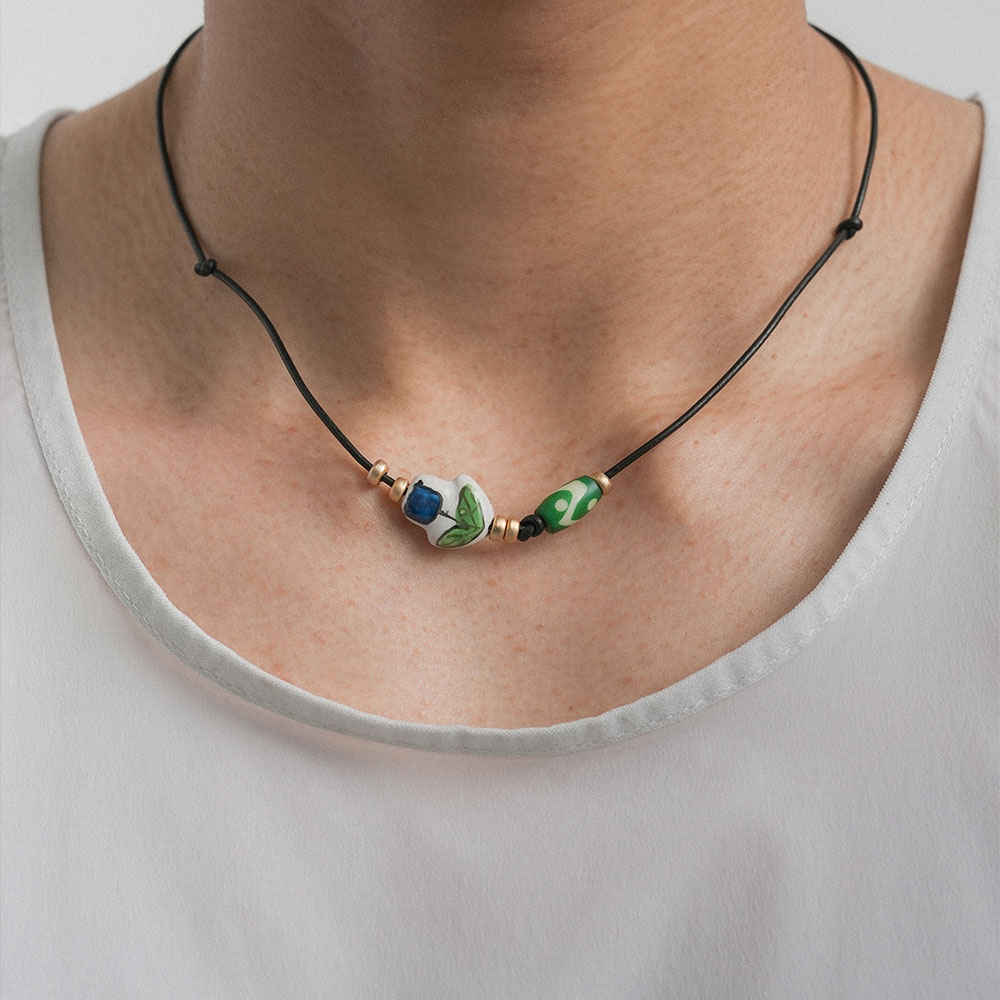디아더생츄어리 웨이포인트 코드 목걸이 블랙(THE ATHER SANCTUARY Waypoint Cord Necklace Black) - 3