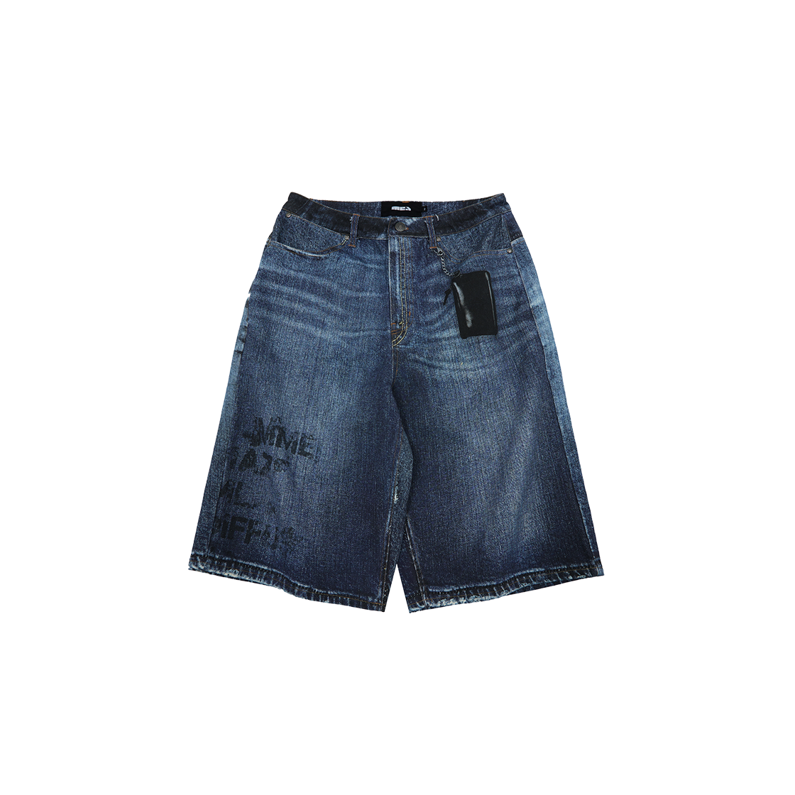 메아 트롱프 뢰유 버뮤다 쇼츠 인디고(Mea Trompe Loeil Bermuda Shorts Indigo)