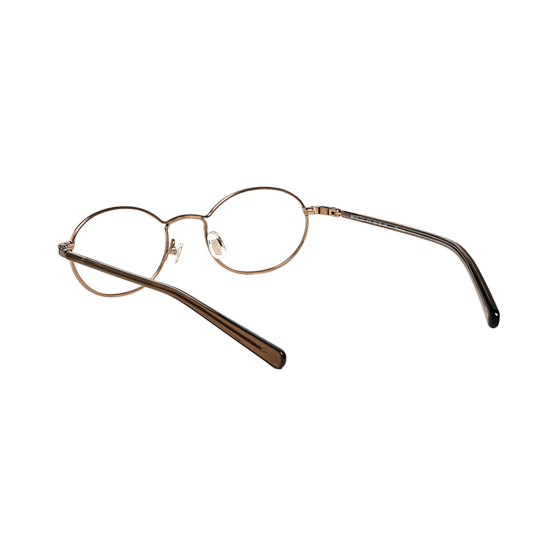 테츠오아이웨어 뮤즈 오벌메탈테 C3 브라운(TETSUO EYEWEAR Muse C3 Brown) - 3