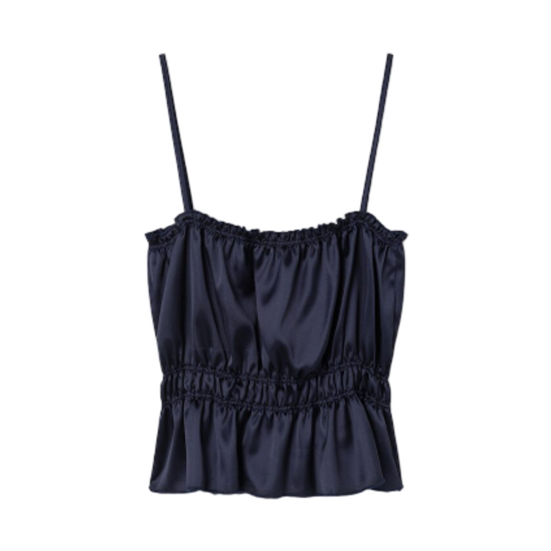 165465DQ1R (W) 8seconds Satin Sleeveless Top Navy