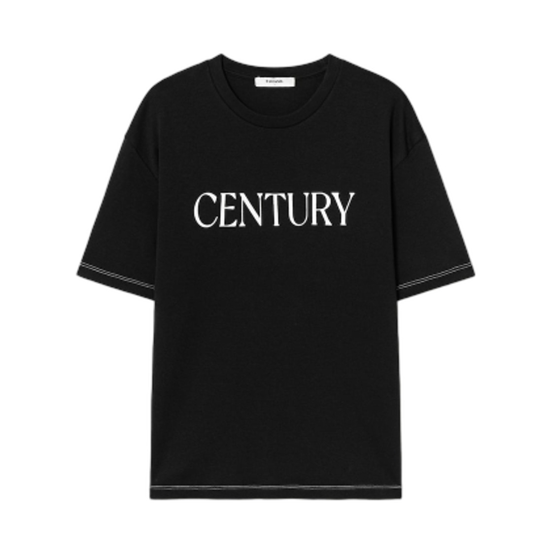 425442LY35 8seconds Soft Cotton Modern Lettering T-Shirt Black