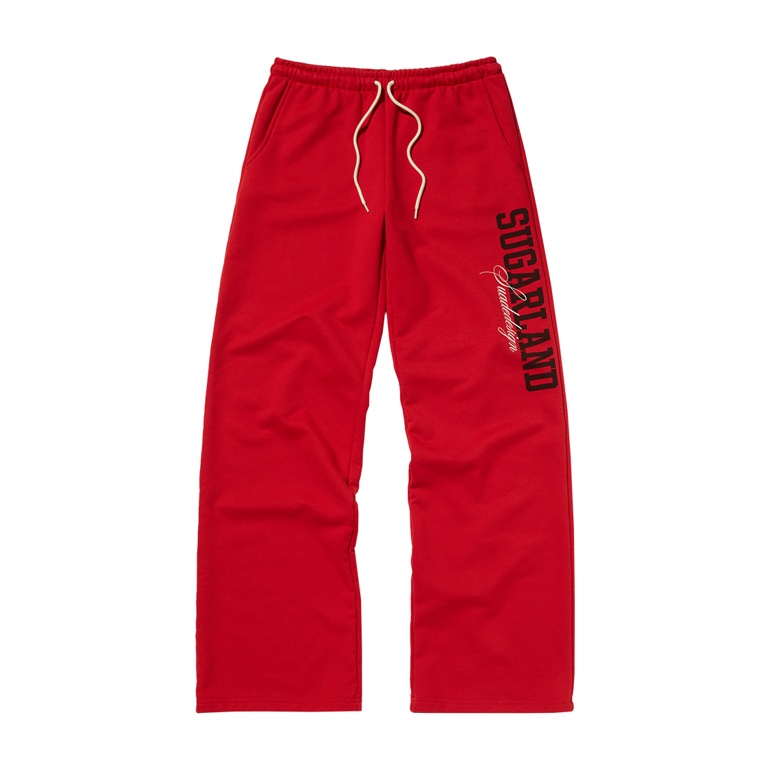 스웨이드 슈가랜드 스웨트 팬츠 레드(Suade Sugarland Sweat Pants Red)