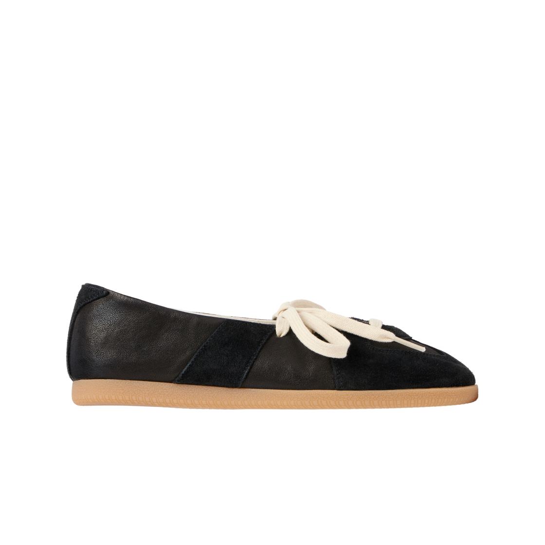 S58WS0297P7790T8013 (W) Maison Margiela Replica Soft Laced Ballet Black