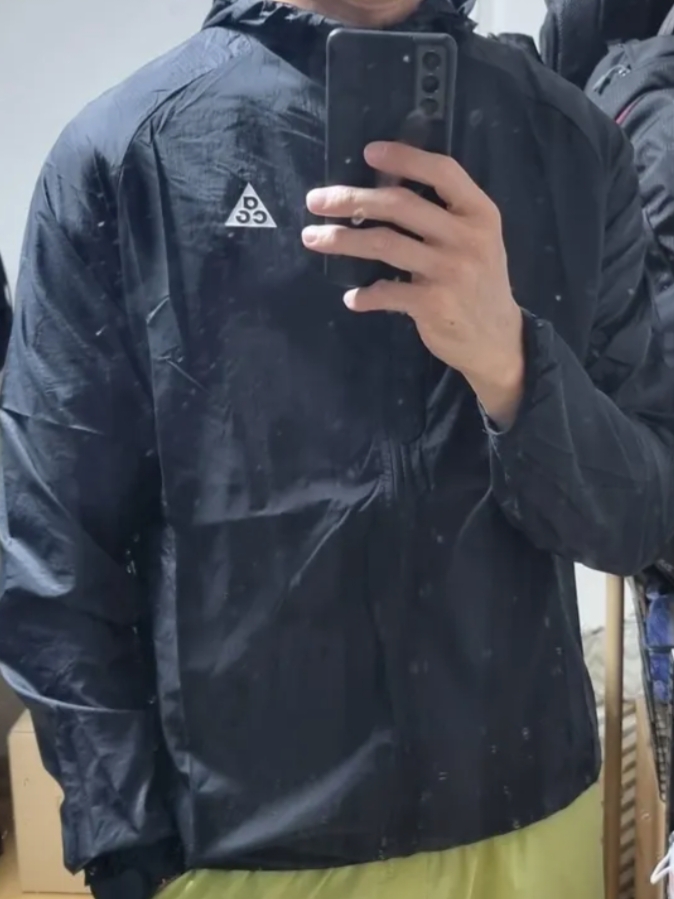 Nike ACG Aireez UV Protection Jacket Black Summit White - Asia 착용 스타일 - 1