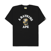 BAPE 1st Camo College T-Shirt Black Yellow