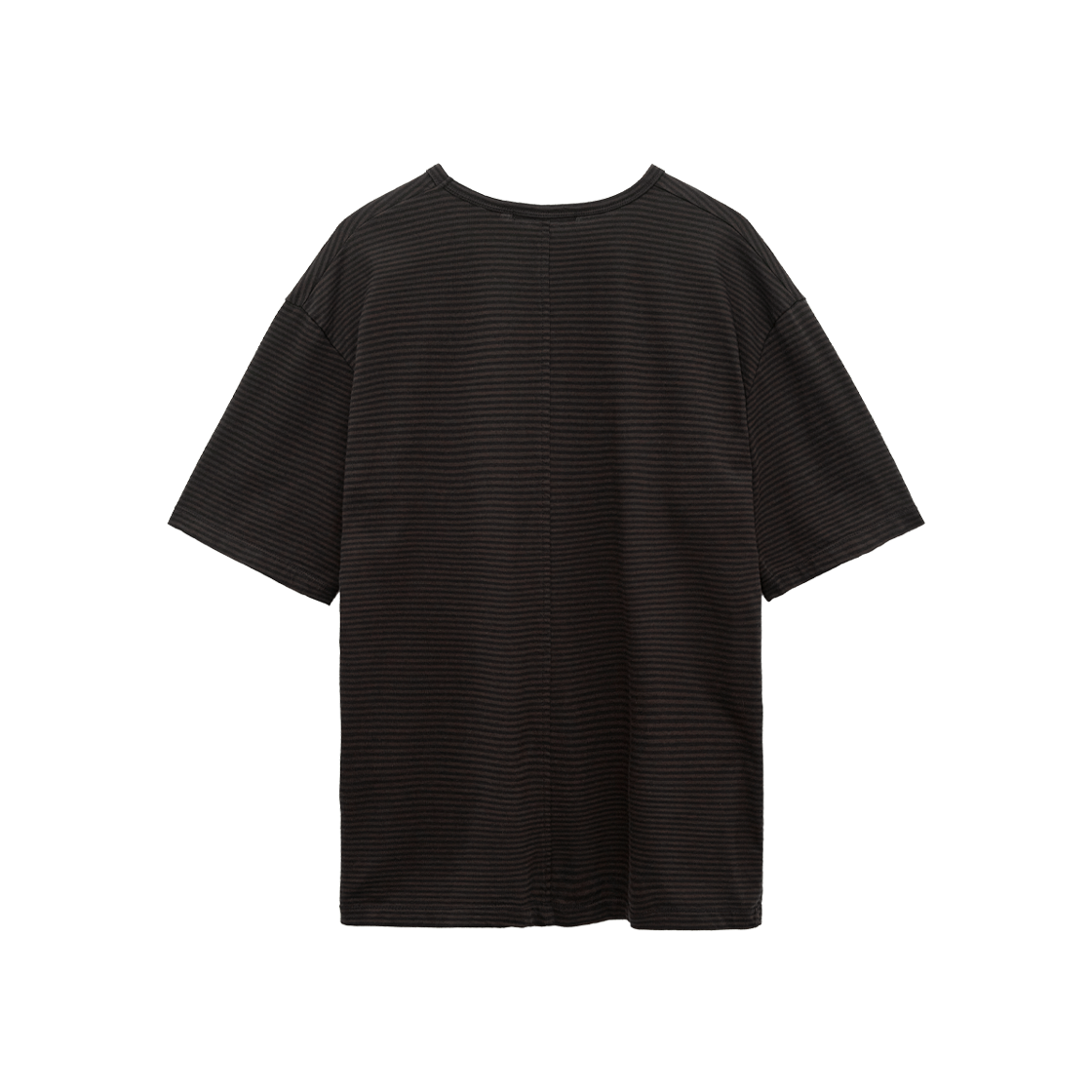 폴리테루 휴먼인덱스 휴먼 핀 스트라이프 1/2 티셔츠 브라운(Polyteru Human Index Human Pin Striped 1/2 T-Shirt Brown) - 2