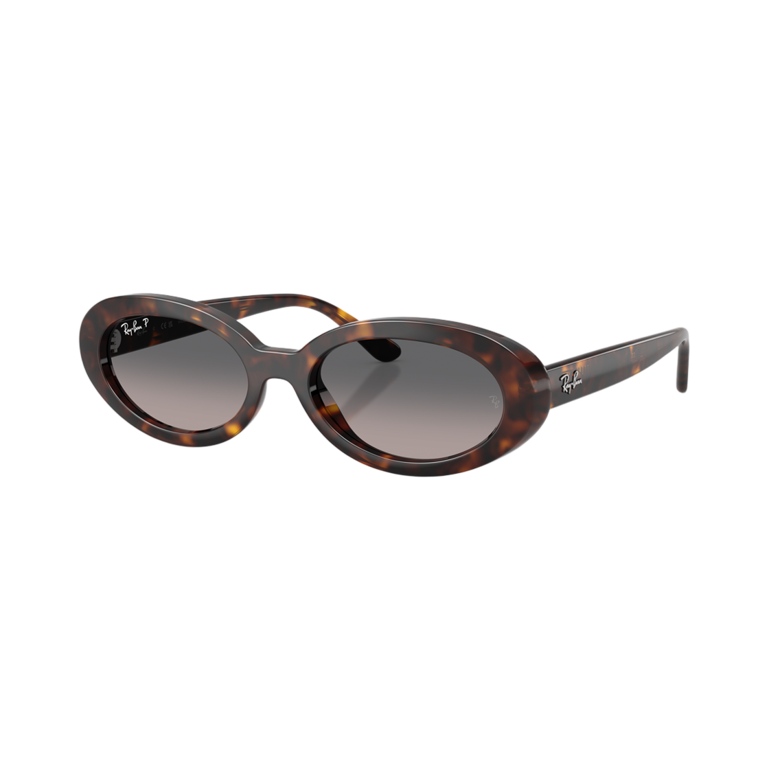 RB2223F-902/M3 Ray-Ban RB2223 Polished Havana Frame Grey Gradient Polarized Lense Low Bridge Fit