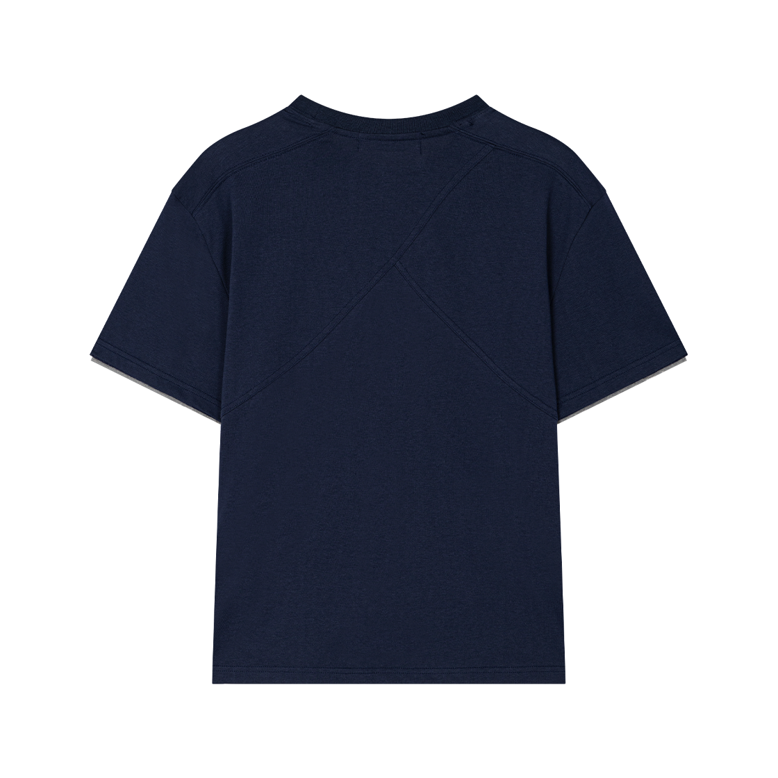 웨이비니스 스트라이프 레이어드 티셔츠 네이비(Waviness Stripe Layered T-shirts Navy) - 2