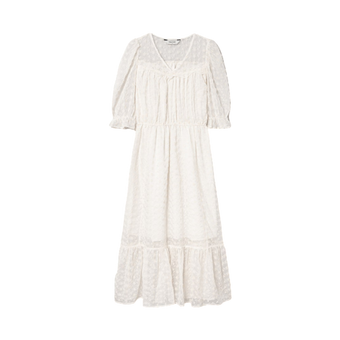 115471AQ10 (W) 8seconds Lace Long Onepiece Ivory