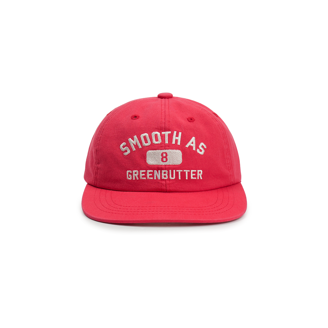 그린버터 팝 로고 캡 레드(Green Butter Pop Logo Cap Red)