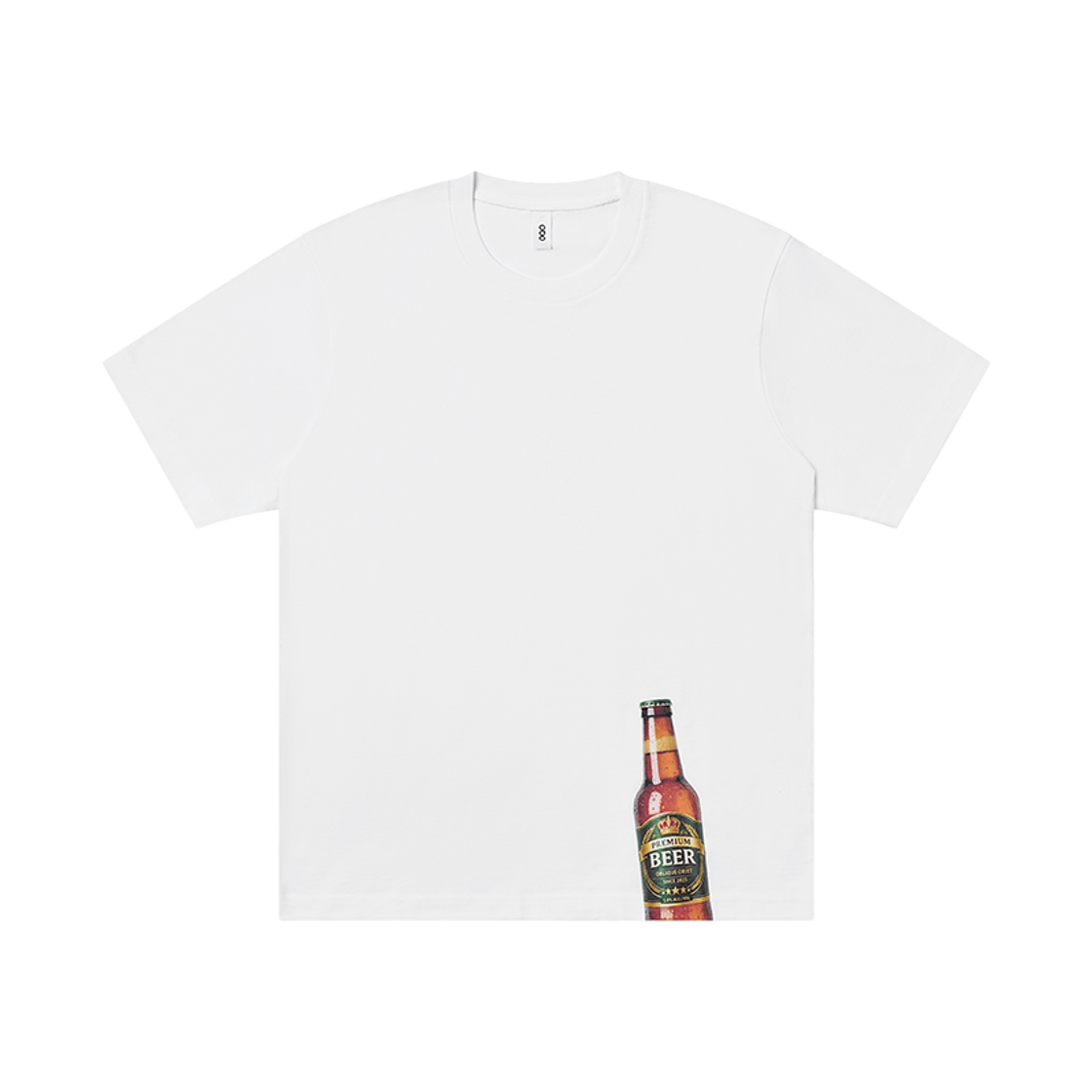 오큐오 오브제 08 비어 티셔츠 화이트(OQO OBJE 08 Beer T-Shirt White)