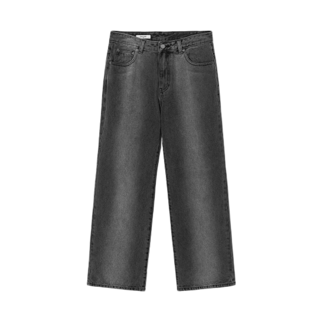 425421LP55 8seconds Brushed Wide Fit Denim Pants Black