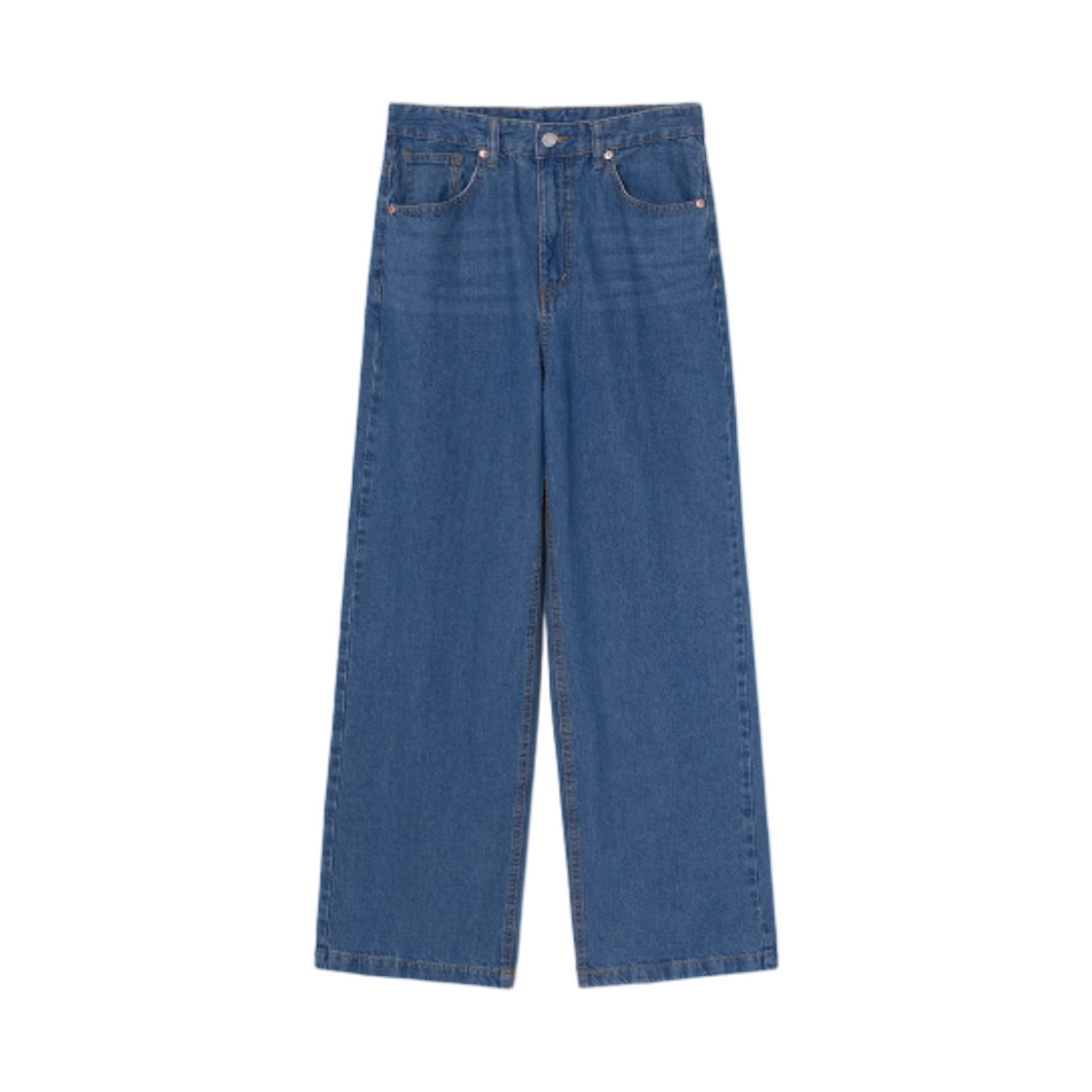 355321LPKP (W) 8seconds Semi Wide Lightweight Denim Blue
