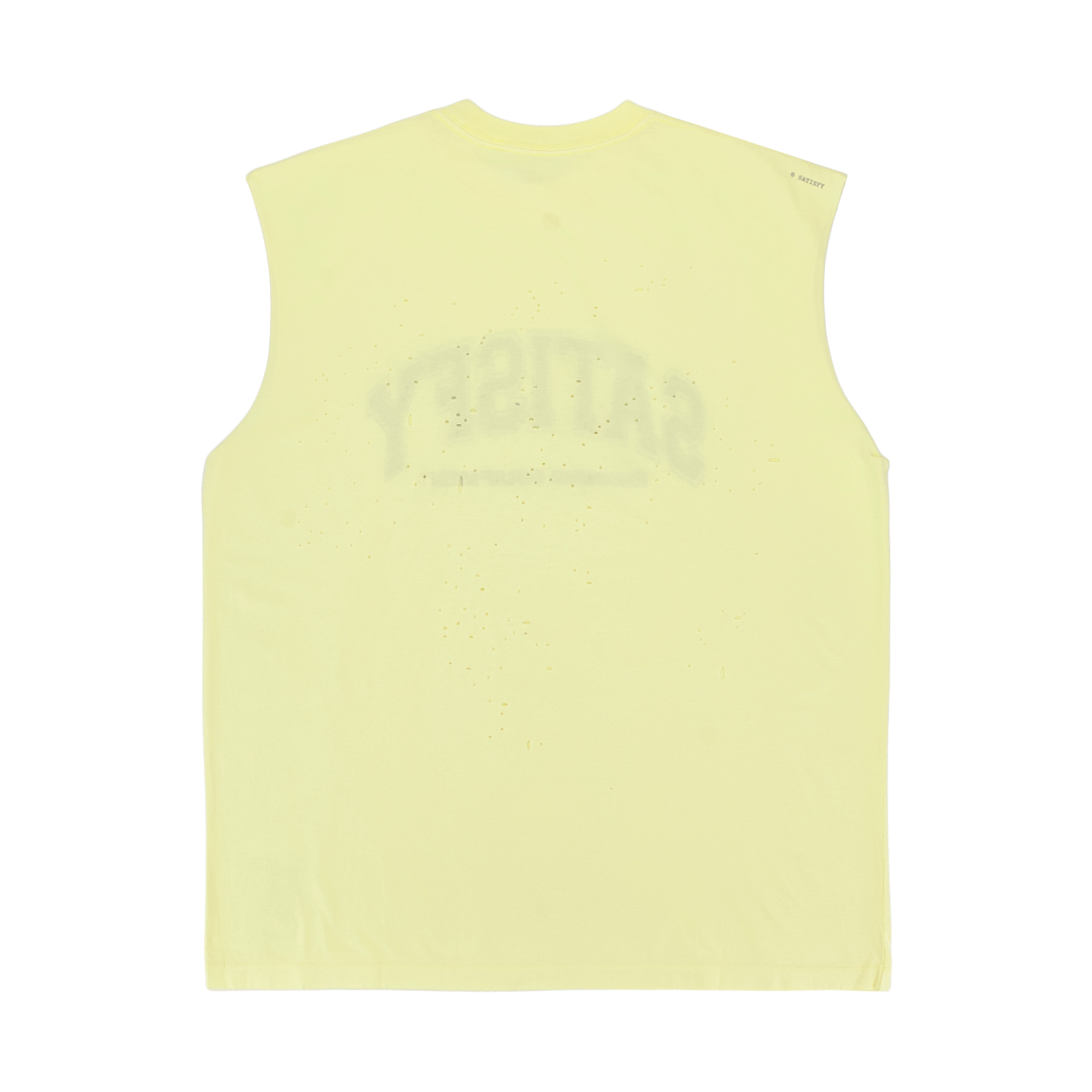 새티스파이 모스테크 머슬 티셔츠 에이지드 트랜스퍼런트 옐로우(Satisfy Mothtech Muscle T-Shirt Aged Transparent Yellow) - 2